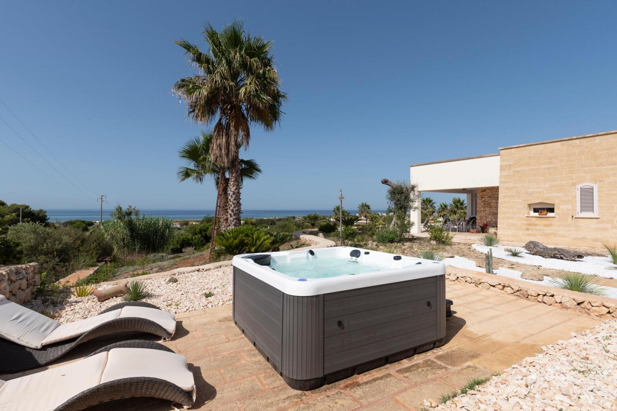 Le Gioie - Villa Macchia Mediterranea - Splendida Villa Vista Mare Immersa Nel Verde Торре-Палі Екстер'єр фото